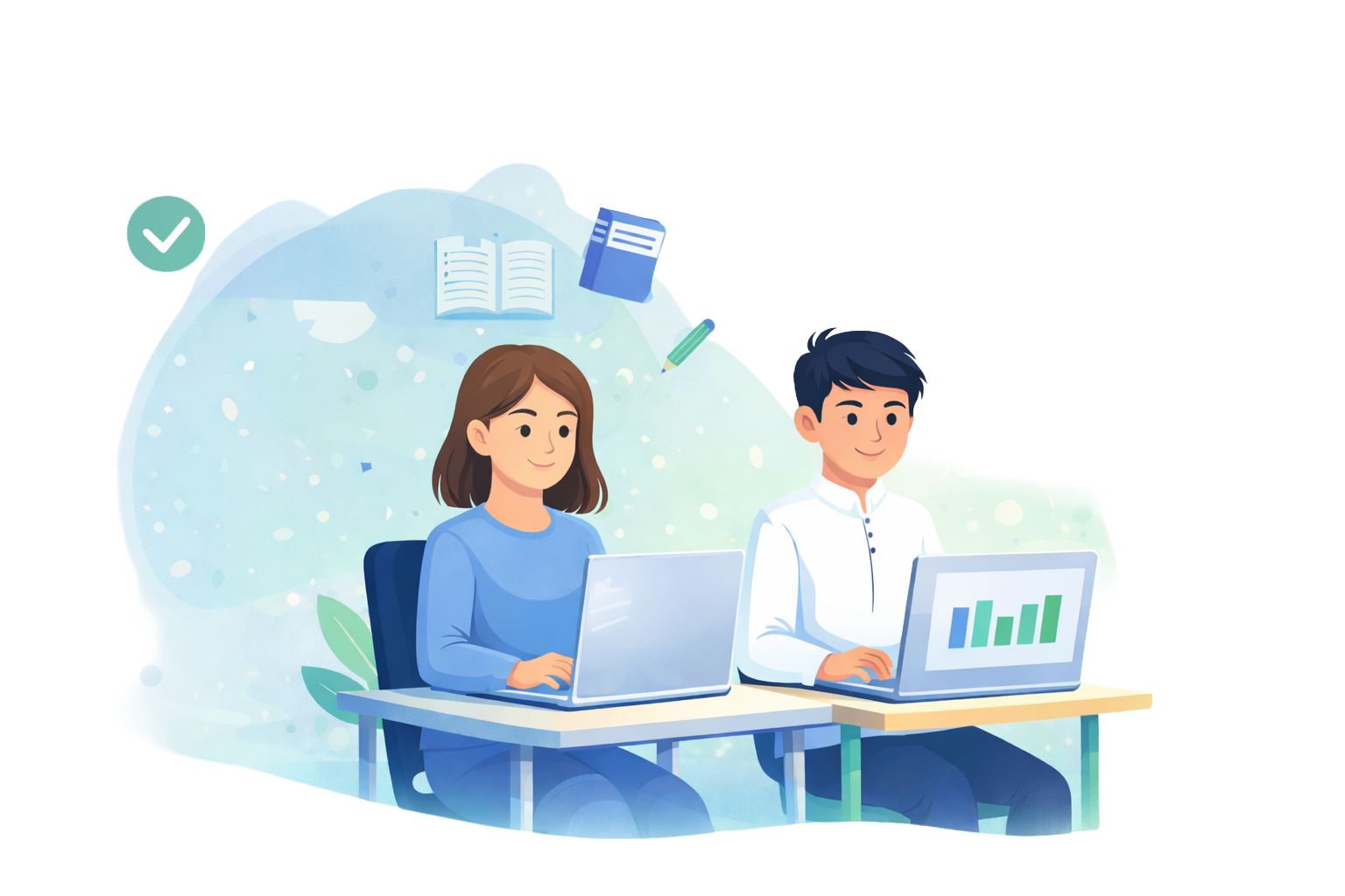 Students illustration